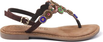Lazamani dames sandalen 75.314 brown multi