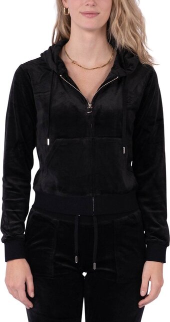 Juicy couture dames robertson vest zwart maat xl