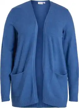 Bol.com Evoked vila viril open l/s knit cardigan/cur - noos dames vest - maat 54 aanbieding
