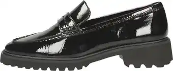 Ara kent 2.0 moccasin - zwartlak - maat 6.5