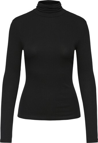 Bol.com Pieces pckitte ls rollneck top noos bc dames top - maat m aanbieding