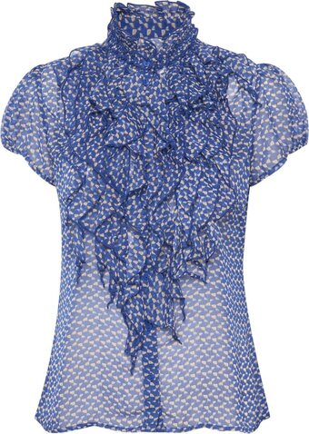 Bol.com Saint tropez liljasz crinkle ss shirt dames blouse - maat m aanbieding