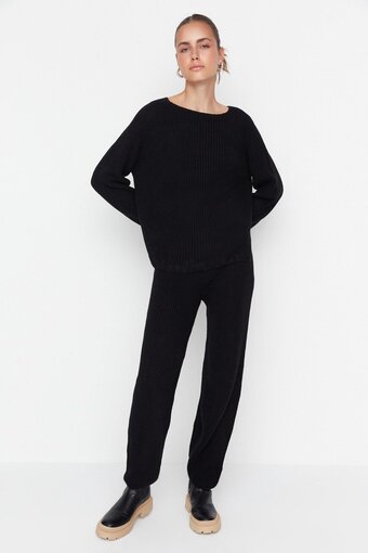 Bol.com Trendyol vrouwen standaard mouw ronde hals tweedelige set aanbieding