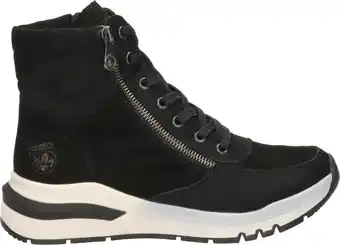 Bol.com Rieker dames veterboot - zwart - maat 43 aanbieding