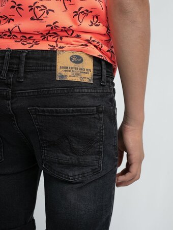 Bol.com Petrol industries - jongens bullseye denim short - blauw maat 170 aanbieding