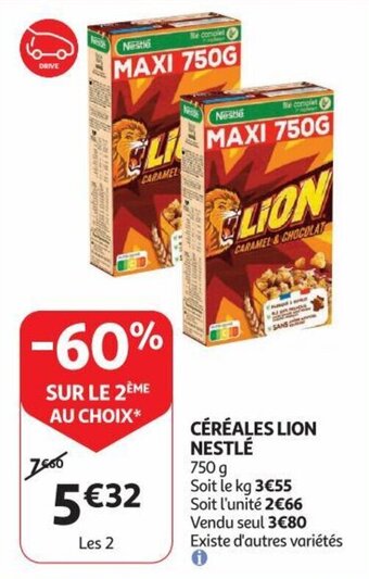 NESTLÉ CÉRÉALES LION 750g