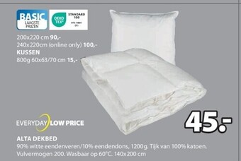 Jysk Alta dekbed aanbieding