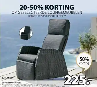 Jysk Dovre standenstoel aanbieding