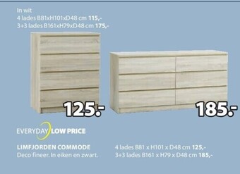 Jysk Limfjorden commode aanbieding