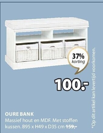 Jysk Oure bank aanbieding