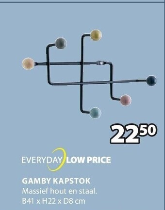 Jysk Gamby kapstok aanbieding