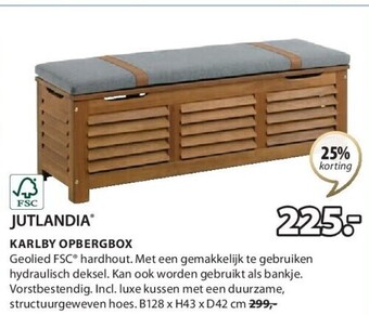 Jysk Karlby opbergbox aanbieding