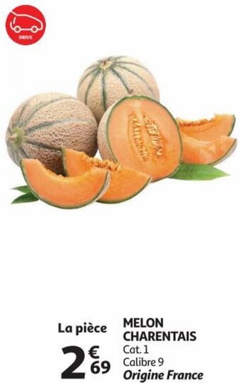 Auchan MELON CHARENTAIS aanbieding