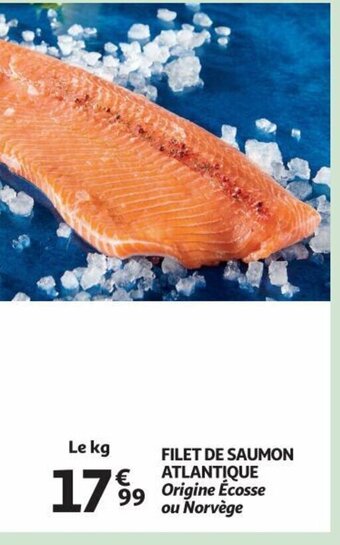 Auchan FILET DE SAUMON ATLANTIQUE aanbieding