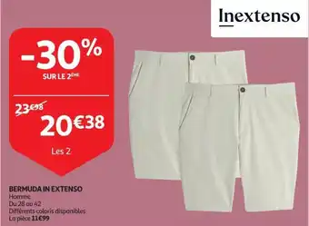 Auchan IN EXTENSO BERMUDA Homme aanbieding