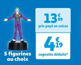 5 figurines au choix