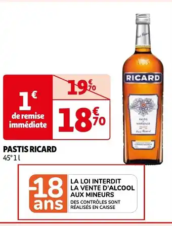 Auchan PASTIS RICARD 45°1: aanbieding
