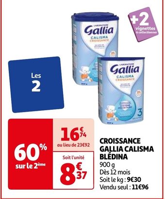 CROISSANCE GALLIA CALISMA BLÉDINA 900g