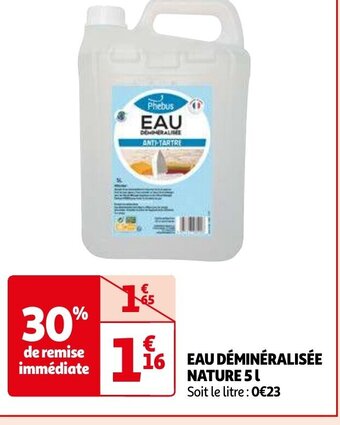 EAU DÉMINÉRALISÉE NATURE 5l