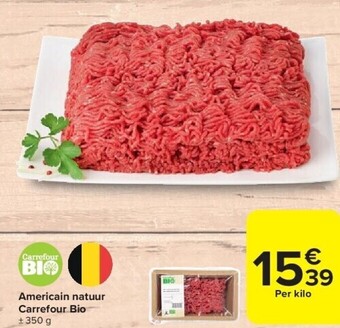 Carrefour Americain natuur carrefour bio aanbieding