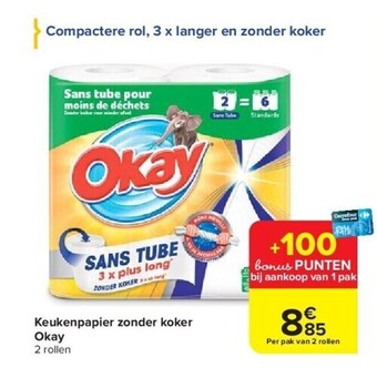 Carrefour Keukenpapier zonder koker okay aanbieding