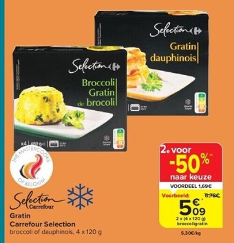 Carrefour Gratin carrefour selection aanbieding