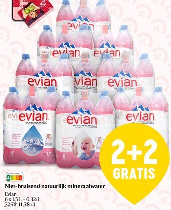 Delhaize Niet-bruisend natuurlijk mineraalwater aanbieding