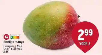 Delhaize Eetrijpe mango aanbieding