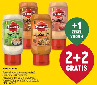 Delhaize Koude saus aanbieding