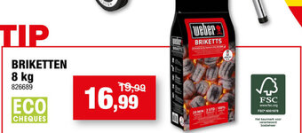 Hubo BRIKETTEN 8 kg aanbieding