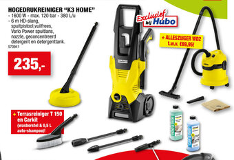 Hubo HOGEDRUKREINIGER "K3 HOME" aanbieding