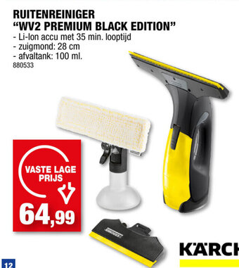 Hubo RUITENREINIGER "WV2 PREMIUM BLACK EDITION" aanbieding