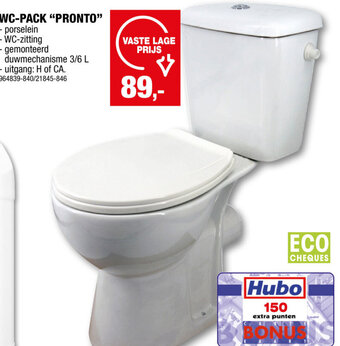 Hubo WC-PACK "PRONTO" aanbieding