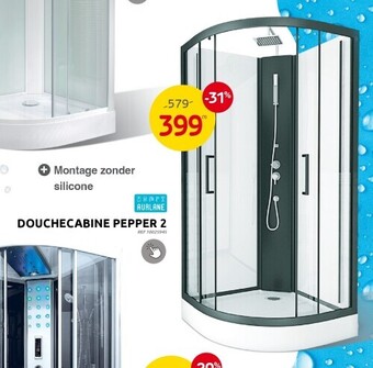 Brico Douchecabine pepper 2 aanbieding