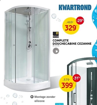 Brico Complete douchecabine cezanne aanbieding