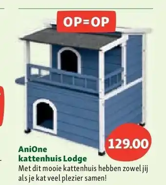 Maxi Zoo Anione kattenhuis lodge aanbieding
