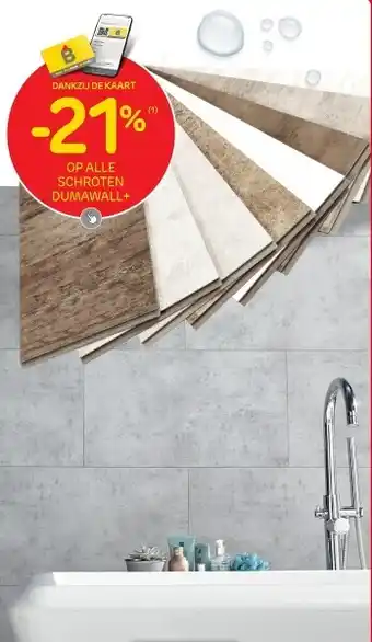 -21% op alle schroten dumawall+