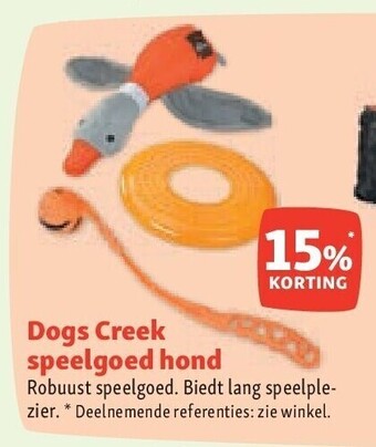 Maxi Zoo Dogs creek speelgoed hond aanbieding