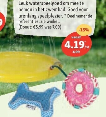 Maxi Zoo Anione waterspeelgoed hond aanbieding