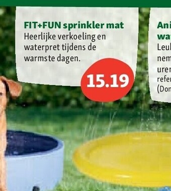 Maxi Zoo Fit+fun sprinkler mat aanbieding