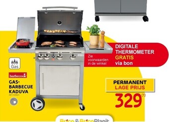 Brico Gasbarbecue kaduva aanbieding