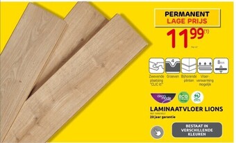 Brico Laminaatvloer lions aanbieding