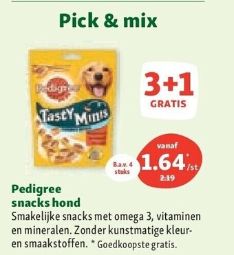 Maxi Zoo Pedigree snacks hond aanbieding