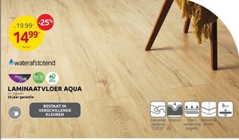 Brico Laminaatvloer aqua aanbieding