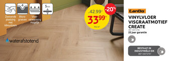 Brico VINYLVLOER VISGRAATMOTIEF CREATE aanbieding