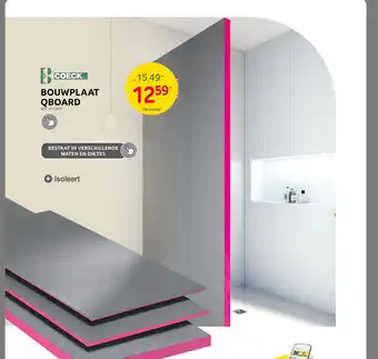 Brico BOUWPLAAT QBOARD aanbieding