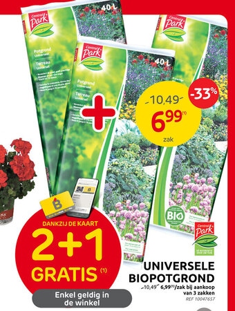 Brico UNIVERSELE BIOPOTGROND aanbieding