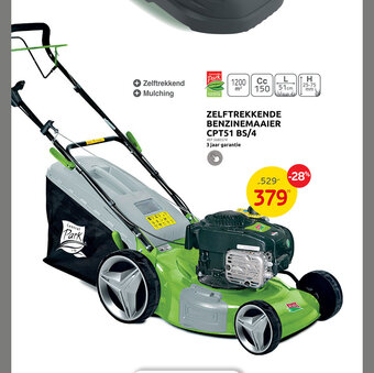 Brico ZELFTREKKENDE BENZINEMAAIER CPT51 BS/4 aanbieding
