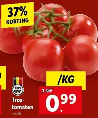 Lidl Tros- tomaten aanbieding