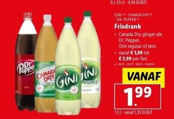 Lidl Frisdrank aanbieding